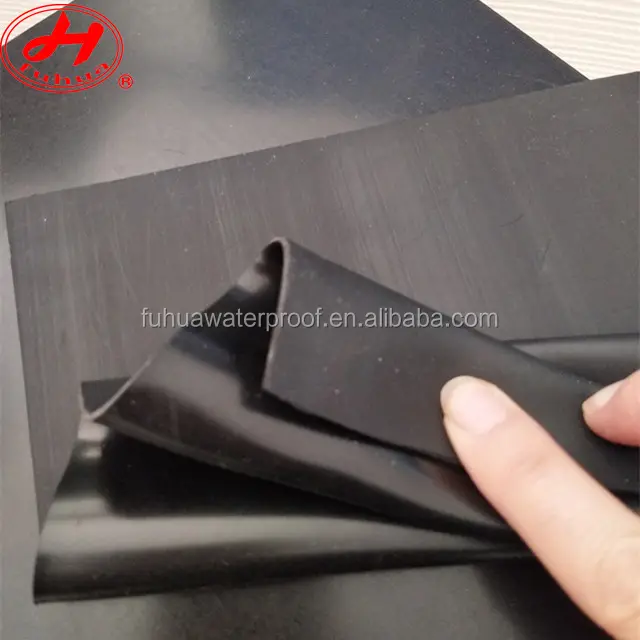 Colore nero o bianco 8m di larghezza in gomma EPDM tetto di arresto acqua membrana impermeabilizzante per le coperture