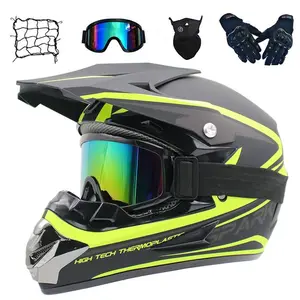 High Quality Motocross Helmet New Fashion Style Full Face Motorcycle Helmets DOT ATV MX Off Road MTB DH Mountain Bike Helmet