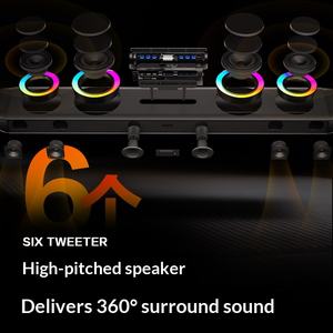 <span class=keywords><strong>Barre</strong></span> <span class=keywords><strong>de</strong></span> <span class=keywords><strong>son</strong></span> TV 2.1 canaux à 8 haut-parleurs avec USB et télécommande pour home cinéma, <span class=keywords><strong>promotion</strong></span> du Nouvel An - Product Image 4