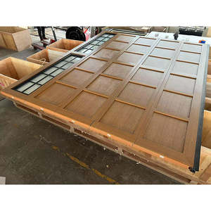 <span class=keywords><strong>Porte</strong></span> <span class=keywords><strong>de</strong></span> <span class=keywords><strong>garage</strong></span> moderne en faux bois isolée, opérateur motorisé, télécommande, étanche, couleur personnalisable, installation complète - Product Image 3