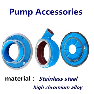 Pièces de rechange pour pompe à boue Kaiyue : Impeller, Plaque de protection horizontale, Carter de pompe, Volute en caoutchouc et acier inoxydable - Product Image 2