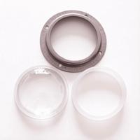 Lensa Kaca Borosilikat Bulat Optik Sudut Lebar 60 Derajat Diameter 66mm untuk Lampu Sorot Harga Grosir Pabrik OEM ODM Kustom