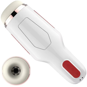 One-Click Burst Adult Sex Toys for Men 10-Freq Vibrating and 5-Freq <b>Clamping</b> Charging Masturbator - Product Image 1
