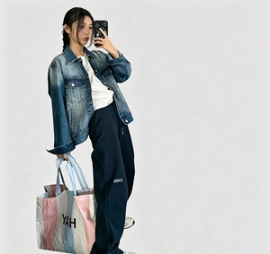 Cappotto in Denim Retrò da Donna per Primavera, Stile Coreano con Colletto, Giacca Larga e Casual Effetto Lavato, Abbigliamento Femminile alla Moda - Product Image 5