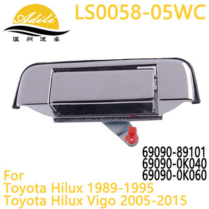 มือจับประตูท้ายรถ Adili รุ่น LS0058-05WC สีเงินสดใส ผลิตจากพลาสติกและโลหะ สำหรับรถยนต์ Hilux Vigo - Product Image 5