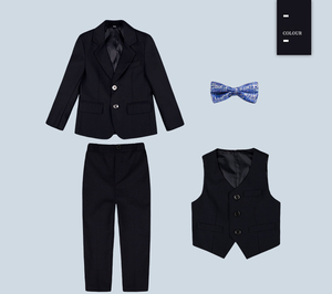 <span class=keywords><strong>Traje</strong></span> Formal Personalizado para Bebés, <span class=keywords><strong>Traje</strong></span> de Fiesta para Niños, <span class=keywords><strong>Traje</strong></span> de Esmoquin para Niños, <span class=keywords><strong>Traje</strong></span> de <span class=keywords><strong>Boda</strong></span> - Product Image 4