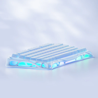 Nouveau clavier de jeu mécanique Mercury K1 édition spéciale en alliage d'aluminium, disposition 75%, tri-mode, éclairage RVB personnalisé, gravure latérale