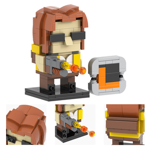 MOC7616-7619 <span class=keywords><strong>Marco</strong></span> <span class=keywords><strong>Rossi</strong></span> Tarma Roving Fiolina Germi Eri Kasamoto Jeu de tir Personnage de jeu Blocs de construction à tête carrée Jouets pour enfants - Product Image 4