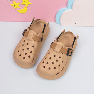 Nouvelles sandales d'été Croc pour femmes et hommes, en EVA, à semelle épaisse, souples, confortables, à bout fermé, antidérapantes, pour la maison - Product Image 4