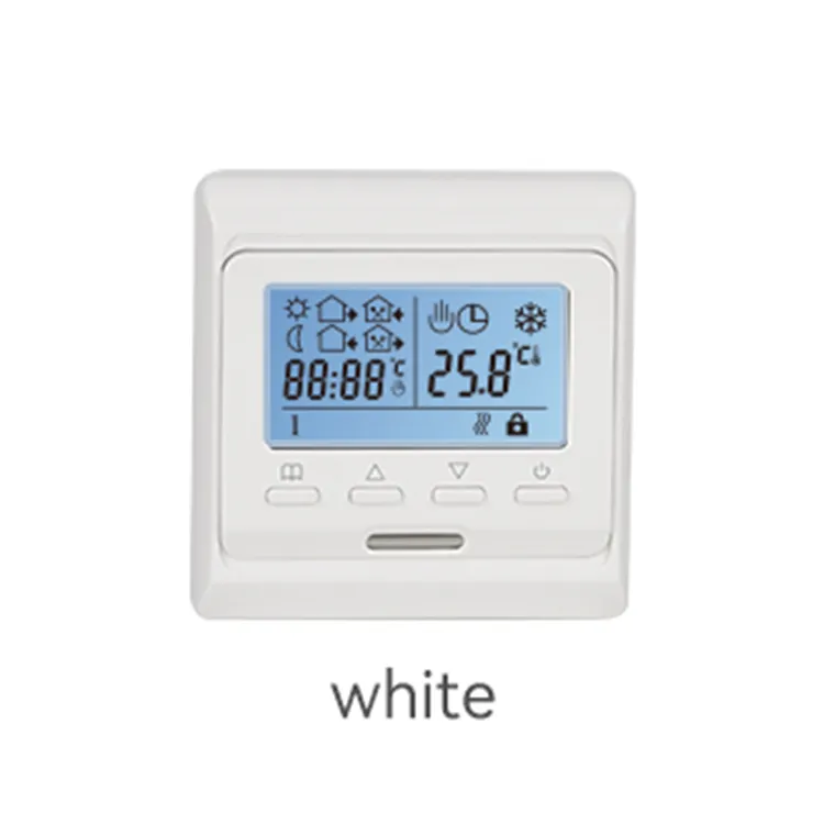 Programmierbarer Thermostat Raumthermostat Digitaler Wandtemperaturregler Thermostat für Fußbodenheizung