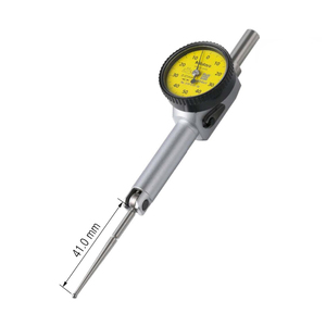 Mitutoyo 513-515-10E 513-515-10T Indicateurs de test à cadran de poche, graduation 0,01 mm, plage 1 mm, lecture du cadran 0-50-0 - Product Image 1