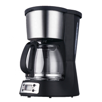 Thema CKD SKD Temporizador digital Control programable Automático Anti goteo 1000W Mantener caliente 1.8L 12 15 Taza Cafetera de goteo