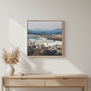 Quadro su Tela Personalizzato: Dipinto Impressionista Floreale e Paesaggistico per Decorazione Casa Moderna - Product Image 1
