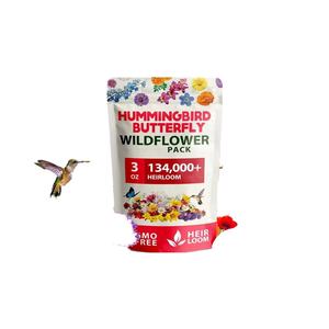 Kit de plantes sauvages vivaces et annuelles non-OGM pour jardin extérieur, emballage <span class=keywords><strong>en</strong></span> vrac unique pour animaux, design écologique - Product Image 4