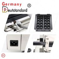 Allemagne Deutstandard NP-81 Belge Bruxelles Gaufrier Cube Machine à gaufres verticale de forme carrée