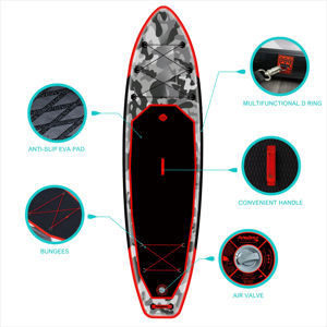 Planche de surf gonflable OEM de fournisseur chinois pour le dropshipping, planche à pagaie gonflable en carbone, planche de paddle gonflable - Product Image 3