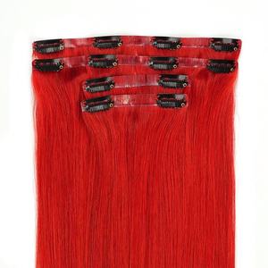 Amygirl 100% Virgin Raw Russian Remy <b>Hair</b> <b>Extension</b> Natural Wave <b>Seamless</b> Machine Double Weft Invisible <b>Clip</b>-<b>In</b> <b>Hair</b> Custom - Product Image 2