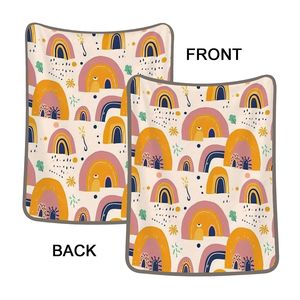 Manta de franela Reversible con imagen personalizada 5:6, 250 GSM, tejido de punto supersuave, patrón sólido para cama, sofá, ropa de cama decorativa para el hogar - Product Image 5