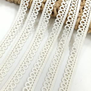 Dentelle en coton ivoire, dentelle crochetée délicate pour robe de mariée, fournitures de couture DIY - Product Image 3