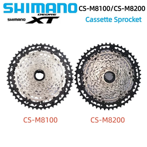 Cassette Shimano Deore <span class=keywords><strong>XT</strong></span> M8100/M8200, Piñón CS-M8100/CS-M8200 de 12 <span class=keywords><strong>Velocidades</strong></span> <span class=keywords><strong>10</strong></span>-45T/<span class=keywords><strong>10</strong></span>-51T para Bicicleta de Montaña, Pieza Original 1 Unidad - Product Image 1