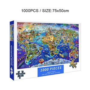 <span class=keywords><strong>Puzzle</strong></span> de paysage personnalisé de <span class=keywords><strong>1000</strong></span> <span class=keywords><strong>pièces</strong></span> pour adultes Jeux de <span class=keywords><strong>puzzle</strong></span> en papier carton personnalisés - Product Image 2