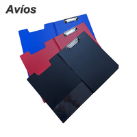 Carpeta Portapapeles A4 Impermeable Personalizada, Tablero de Escritura de Doble Cara con Clip Metálico, Portapapeles de PVC para Oficina