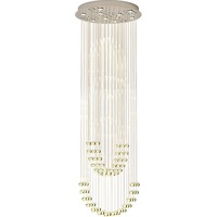 Luminaires de décoration intérieure Décoration de chambre d'hôtel et de villa Certification CE Lustre en cristal à LED de style luxe et éclairage suspendu