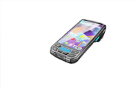 Terminal de système de point de vente tout-en-un portable Android GPS RFID pda avec Scanner de codes-barres et imprimante détachable pour coursier