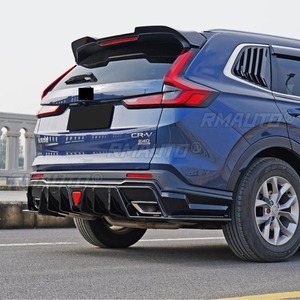 <b>For</b> Honda CRV-DC 2023 <b>Car</b> Rear Bumper Lip Splitter <b>Diffuser</b> <b>Car</b> Accessories Gloss Black Bumper Protector Modification Part - Product Image 4