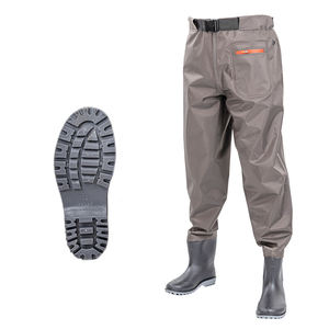 Vente chaude 3D nylon imperméable demi-pêche waders pantalon confortable pêche à la mouche fermeture éclair avant respirant wader avec le meilleur prix - Product Image 2