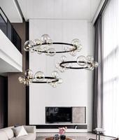 Bulle italienne Nordic Ins Design Salon Boule de verre Lumière E26 Base Disponible Moyen Restaurant Pendentif Lustre