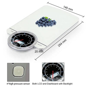 5kg hiển thị kép quy mô nhà bếp Analog Glass LCD kỹ thuật số cao chính xác quy mô nhà bếp - Product Image 6