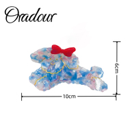 Barrettes personnalisées Oradour Cheveux Femme Pour Mariage Coquette Acétate de cellulose Pinces à cheveux légères durables personnalisables