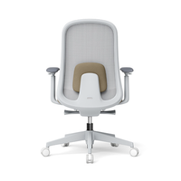 Chaise de bureau moderne en maille avec hauteur réglable et pivotante, support lombaire ergonomique, accoudoirs réglables, chaises de travail
