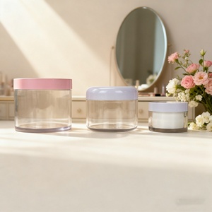 Manufacturer Wholesale Cosmetic Face Cream Plastic Jar 15g 30g 50g 100g 120g 150g 200g 250g 300g Empty Skin Care Body <b>Scrub</b> Jar - Product Image 4