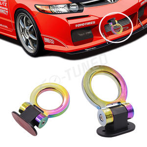 Crochet de remorquage factice décoratif JDM pour voiture de course, crochet de remorquage factice en plastique - Product Image 3