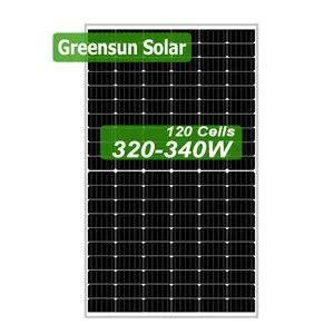 高效PERC Mono太阳能电池板340瓦半切太阳能电池340瓦