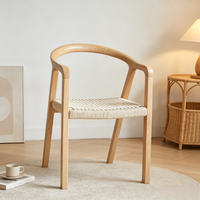 Fauteuils d'appoint pour salon, vente en gros, écologiques, durables, en corde tressée de buis scandinave, fauteuil nordique pour la maison et la salle à manger