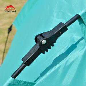 Tente <span class=keywords><strong>de</strong></span> camping instantanée à montage rapide Wild Land, tente <span class=keywords><strong>de</strong></span> plage, abri <span class=keywords><strong>de</strong></span> plage, tente quatre saisons, château <span class=keywords><strong>de</strong></span> plage, 2-4 personnes - Product Image 4
