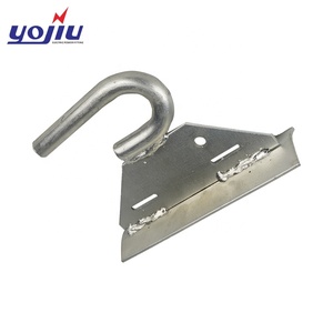 Thép Mạ Kẽm Nhúng Nóng Neo Móc Kim Loại Tường <span class=keywords><strong>Bracket</strong></span> Cho Cáp Cực Kẹp - Product Image 4