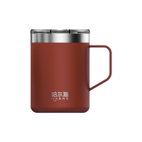 HAERS Tasse à café à double paroi Gobelets isolés Vierges de sublimation Bouteille de bière sous vide de luxe droite en acier inoxydable