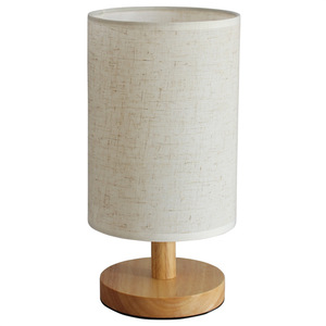 Lampe de table en bois minimaliste, base en bois massif, hauteur réglable, lumière chaude, lampe de chevet, style nordique, décorative - Product Image 3