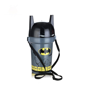 Good quality container custom printed plastic cartoon popcorn bucket tub cup with lid for promotion