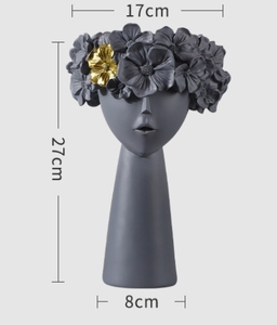 Light Luxury Home Living Room Accessories Vases Decor Resin Crafts Nordic Style <b>Unique</b> Home Decor Creative Ornaments - Product Image 5