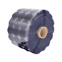 Autoadhesivo de doble cara impermeable Circular gancho y bucle pegatina puntos para cortinas opacas al aire libre