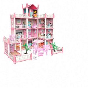 ทอยส์รันเนอร์ ชุดเฟอร์นิเจอร์จิ๋วพลาสติก ABS สำหรับบ้านตุ๊กตา DIY พร้อมอุปกรณ์เสริมอาหาร - สเกล 1:24 - Product Image 4