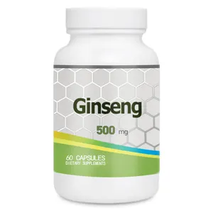 Capsule di estratto di radice di Ginseng Panax Energy & Focus capsule di Ginseng rosso coreano