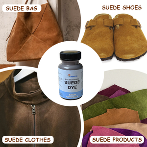 Agent de réparation pour daim et fourrure, colorant brun, rouge, noir, bleu, pour restaurer les chaussures en daim délavées, produit d'origine du fabricant - Product Image 5