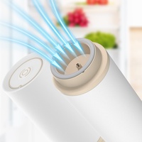 Scelleuse sous vide électrique rechargeable par USB Mini machine de conservation des aliments portable domestique Pompe à vide en plastique pour garder les aliments frais