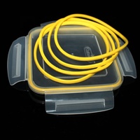 Joints en silicone imperméables, joints d'étanchéité en caoutchouc silicone vulcanisé sur mesure pour couvercles de contenants alimentaires hermétiques